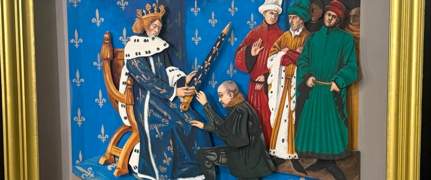 Philippe IV le Bel recevant Guy de Dampierre