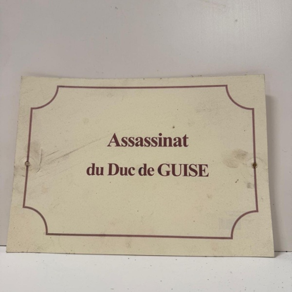 Assassinat du duc de Guise 2