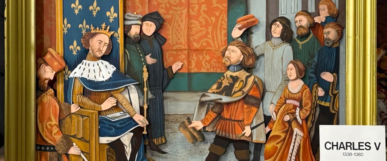 Charles V et Du Guesclin