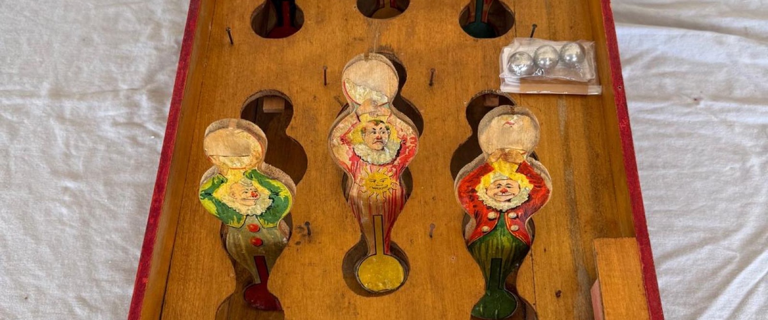 Jeu de massacre en bois