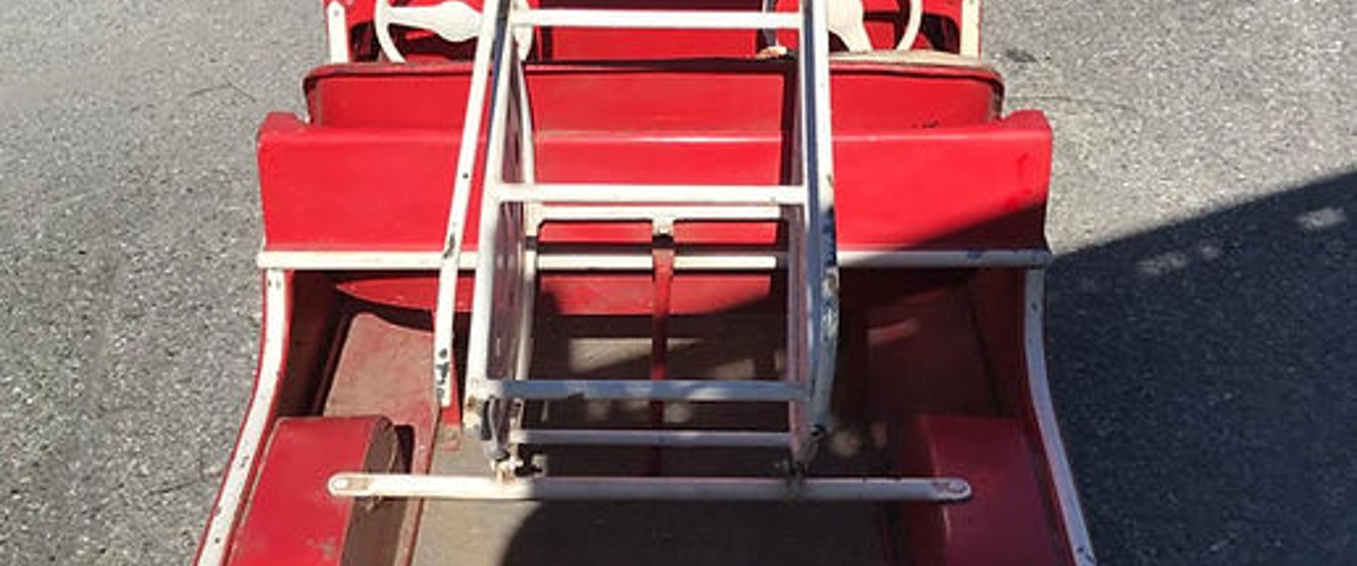 Voiture de pompier échelle