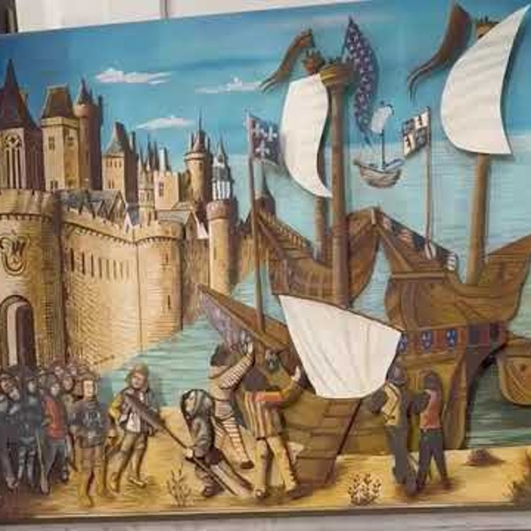 Saint Louis embarquant pour la croisade (vid&eacute;o)