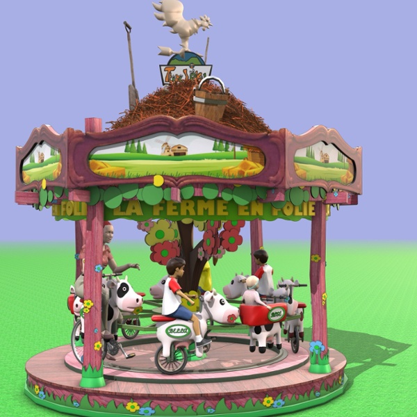 Carrousel Thème Ferme 2